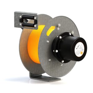 Spring driven cable reels