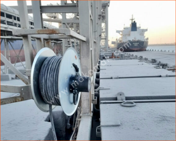 Heavy-Duty Cable Reels by MAKOMAK: Reliable Spring Driven Systems for Port & Marine Applications Heavy-Duty Cable Reels by MAKOMAK: Reliable Spring Driven Systems for Port & Marine Applications